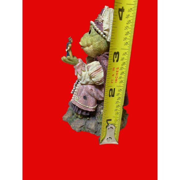 Boyds Bears & Friends Wee Folkstone Ribbit Co Princess Puckerup..Kiss Me Quick - Picture 9 of 13